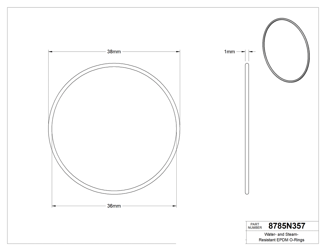 Technical drawing - 8785N357